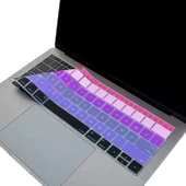 Laptop Macbook Pro Klavye Koruyucu (US to TR) 13inç A1708 -13inç A1534 ile Uyumlu Ombre thumbnail 2
