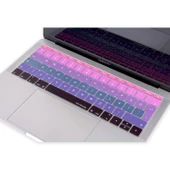 Laptop Macbook Pro Klavye Koruyucu Ombre (Türkçe Q) A1534 A1708 ile Uyumlu - 6