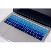 Laptop Macbook Pro Klavye Koruyucu Ombre (UK-EU İngilizce) 13inç A1708 - 12inç A1534 ile Uyumlu - 8