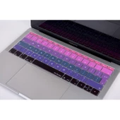 Laptop Macbook Pro Klavye Koruyucu Ombre (UK-EU İngilizce) 13inç A1708 - 12inç A1534 ile Uyumlu - 6