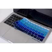 Laptop Macbook Pro Klavye Koruyucu Ombre (UK-EU İngilizce) 13inç A1708 - 12inç A1534 ile Uyumlu - 5
