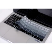 MacBook Klavye Koruyucu A1708 A1534 Amerikan İngilizce Ultra İnce Silikon Ombre - 4