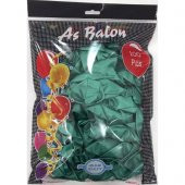 12" As Metalik Balon Koyu Yeşil - 1