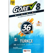 Nitelik Yayınları 8. Sınıf Görev Türkçe Haftalık Çalışma Föyleri - 1