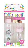 Bebsi Cam Biberon Seti (Mavi - Pembe) (250ML+125ML) (Karma 2 Li Set) - 4