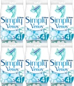 Gillette Simply Venus 2 Kullan At Kadın Tıraş Bıçağı 24 Lü Set (6PK*4) - 2
