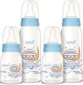 Bebsi Cam Biberon Seti Mavi (250ML+125ML) (2 Li Set) - 1