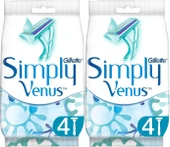 Gillette Simply Venus 2 Kullan At Kadın Tıraş Bıçağı 8 Li Set (2PK*4) - 2