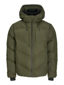 Jack Jones Slay Heat Qulted Puffer Erkek Mont 12260482 - 2