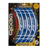 Yamaha YZF R25 Jant Şeridi Reflektif Mavi - 1