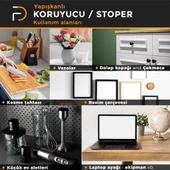 Furndiy Kendinden Yapışkanlı Kare Kaydırmaz 30 mm x 30 mm Siyah 21 Parça - 4