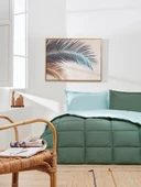 Özdilek %100 Pamuk (Çarşafı Lastikli) Çift Kişilik Yatak Seti-Colourist Zümrüt Yeşili - 2