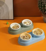 Mikopet Çift Bölmeli Mama ve Su Kabı - 3