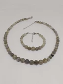 Galaksi Serisi Labradorit Taşı Kolye & Bileklik Seti thumbnail 7