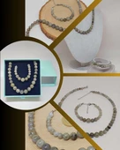 Galaksi Serisi Labradorit Taşı Kolye & Bileklik Seti thumbnail 1