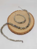 Galaksi Serisi Labradorit Taşı Kolye & Bileklik Seti thumbnail 5