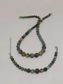 Galaksi Serisi Afrika Turkuaz Taşı Kolye & Bileklik Seti thumbnail 7