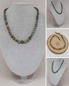 Galaksi Serisi Afrika Turkuaz Taşı Tasarım Kolye thumbnail 1