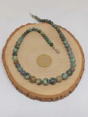 Galaksi Serisi Afrika Turkuaz Taşı Tasarım Kolye thumbnail 3