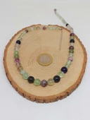 Galaksi Serisi Florit Taşı Tasarım Kolye thumbnail 3