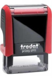 Trodat Standart Kaşe Otomatik 38x14 Kırmızı Kasa Kırmızı Keçe 4911 - 1