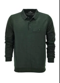 Erkek Polo Yaka Cepli Sweatshirt  6857 BGL-ST04024 thumbnail 4