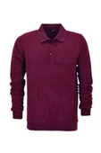 Erkek Polo Yaka Cepli Sweatshirt  6857 BGL-ST04024 thumbnail 5