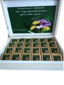 Chocoluxtr 24 Madlen Handmade - Öğretmenlerimize Özel El Yapımı Belçika Çikolatası-24 lü - 1