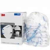 3M 8822 FFP2  Ventilli Toz ve Sis Maskesi 10LU 1 KUTU - 1