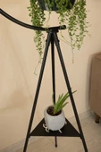 Dekoratif Metal Çiçeklik Saksı Askısı Dekoratif Saksılık thumbnail 6