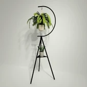 Dekoratif Metal Çiçeklik Saksı Askısı Dekoratif Saksılık thumbnail 2