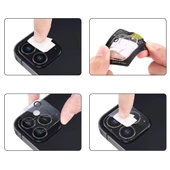 Samsung Galaxy A72 Kamera Lens Koruyucu 3D Cam - 3