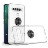 FitCase LG K61 Kılıf Gross Ring Şeffaf Arka Kapak - 2