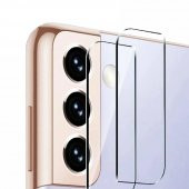 Samsung Galaxy S21 Kamera Lens Koruyucu 3D Cam Şeffaf - 3