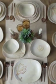 Keramika Vintage Bloom Isabella Yemek Takımı 24 Parça 6 Kişilik 22054-55-56-57 - 1