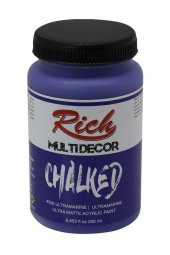 Rich Akrilik Boya Multi Decor Chalked 250 CC Ultramarine 4556 - 1