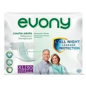 Evony Belbantlı Ekstra Büyük Boy XL 30'lu Hasta Bezi - 1