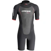 Cressi Altum Man Shorty Yüzme Elbisesi  3MM - S BLACK - RED thumbnail 2