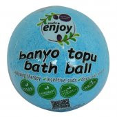 Himalaya Tuzlu El Yapımı Banyo Küvet Topu Sabunu Mavi 90-120 Gr - 4
