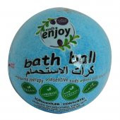 Enjoy Himalaya Tuzlu El Yapımı Banyo Küvet Topu Sabunu Mavi 90-120 Gr - 2