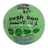 Okaliptuslu El Yapımı Banyo Küvet Topu Sabunu Yeşil 90-120 Gr thumbnail 1