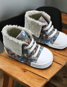 Araba Desenli Erkek Bebek Patik - 12