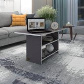 Kenzlife orta salon sehpası boston gri 075*070*50 yemek masası - 1