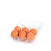 6lı Plastik Yumurta Viyolü (100 Adet) - 2