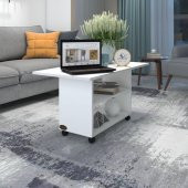 Kenzlife orta salon sehpası atina byz 075X070X50 tekerlekli yemek masası - 1