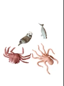 Derinlerin Gizemli Dünyası Çocuğunuzun Odağında! Mini Boy 10 lu Okyanus Canlıları Hayvanları Seti thumbnail 2