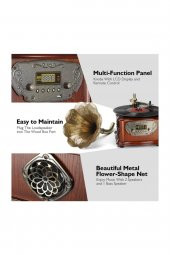 Record Master RMJ-209C Gramofon Pikap thumbnail 5