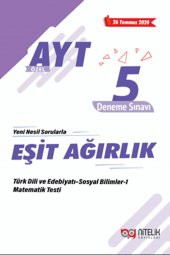 Nitelik Yks Ayt Eşit Ağırlık 5 Deneme Sınavı - 1