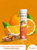 ACTO® Vit C Vitamini 15 Efervesan Tablet | Vitamin C, Çinko ve Zerdeçal İçeren Takviye Edici Gıda - 1