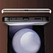 Samsung Galaxy Z Fold 6 Uyumlu Premium Çerçeve filmi  Şeffaf Ultra koruyucu Nano Jelatin - 4